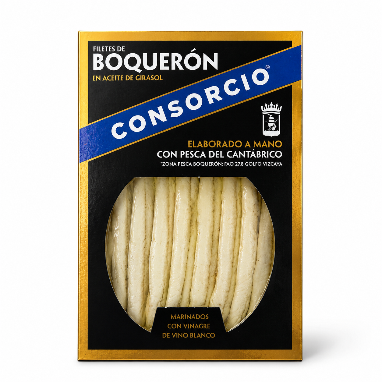 Boquerones del Cantábrico Consorcio 80 g | Elaboración Artesanal