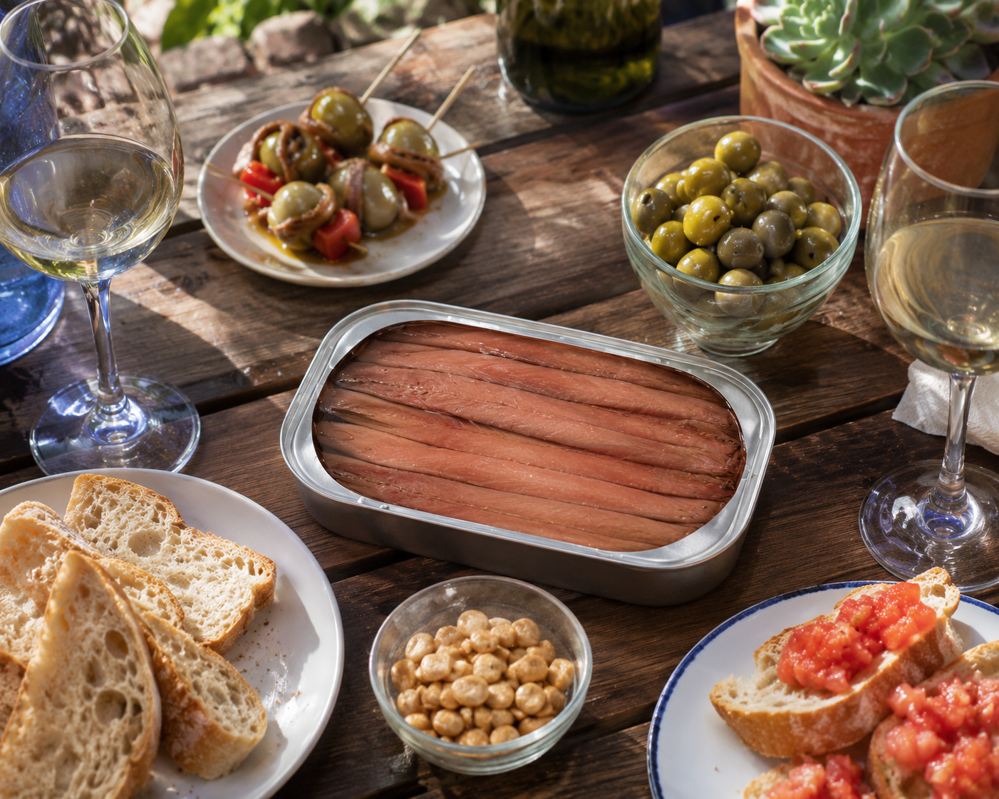 Anchoas del Cantábrico en aceite de oliva - 74g