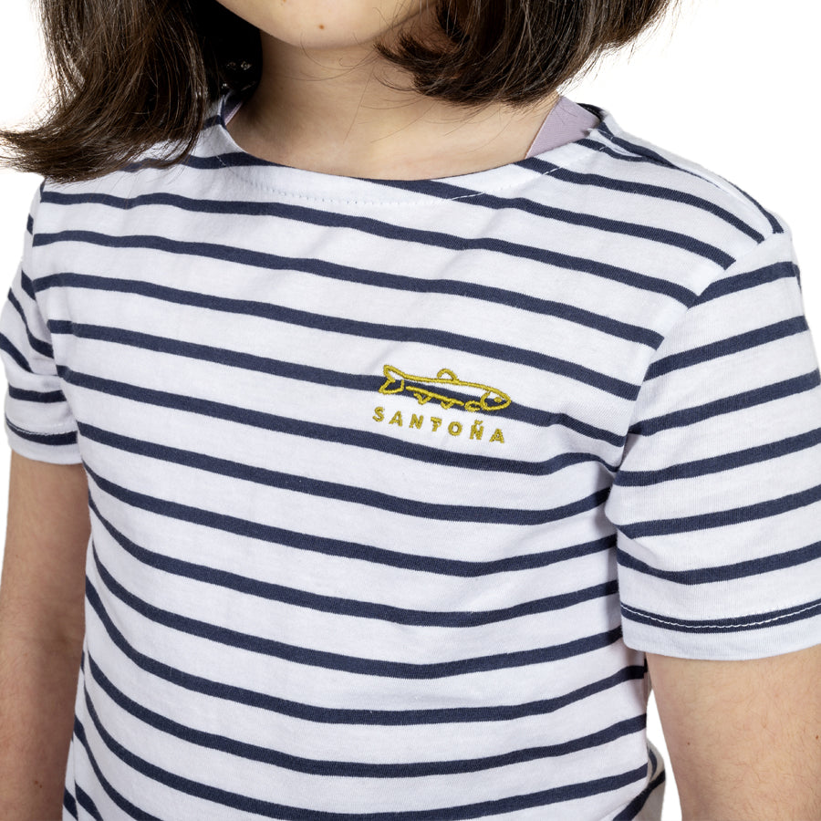 T-shirt bambino ricamata Santoña