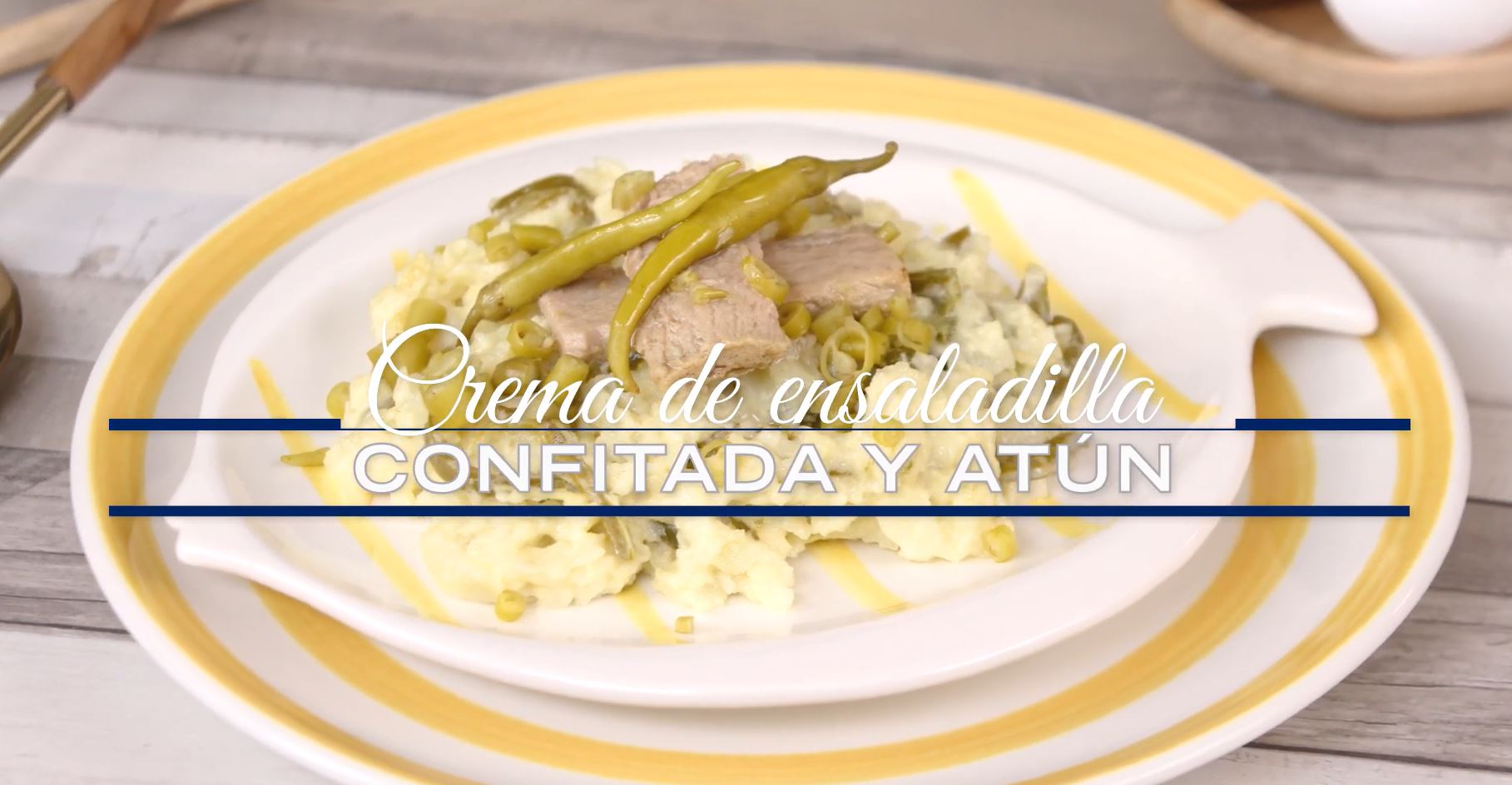 Receta: Crema de ensaladilla con atún en conserva