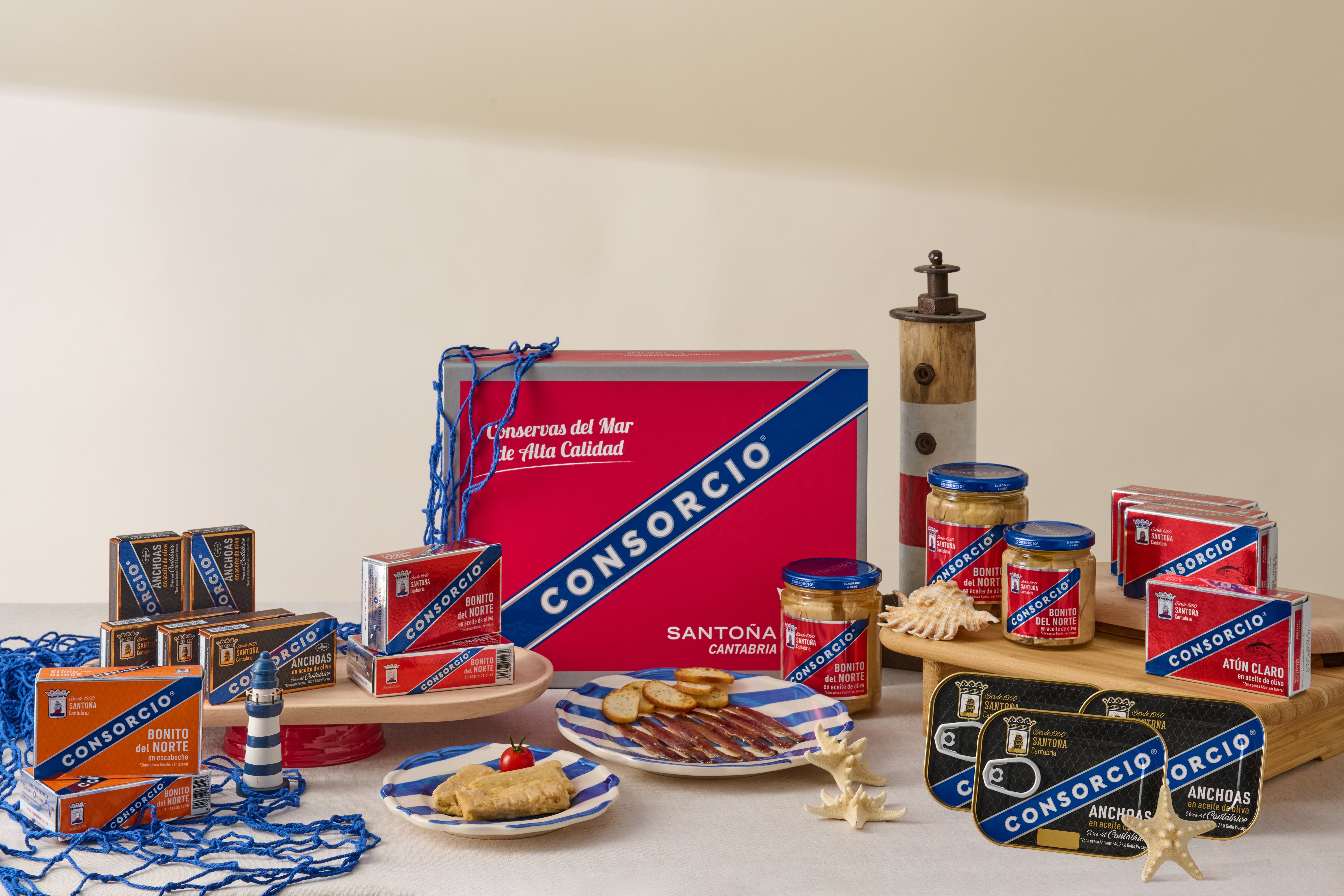 Confezione in scatola gourmet "Consorcio"