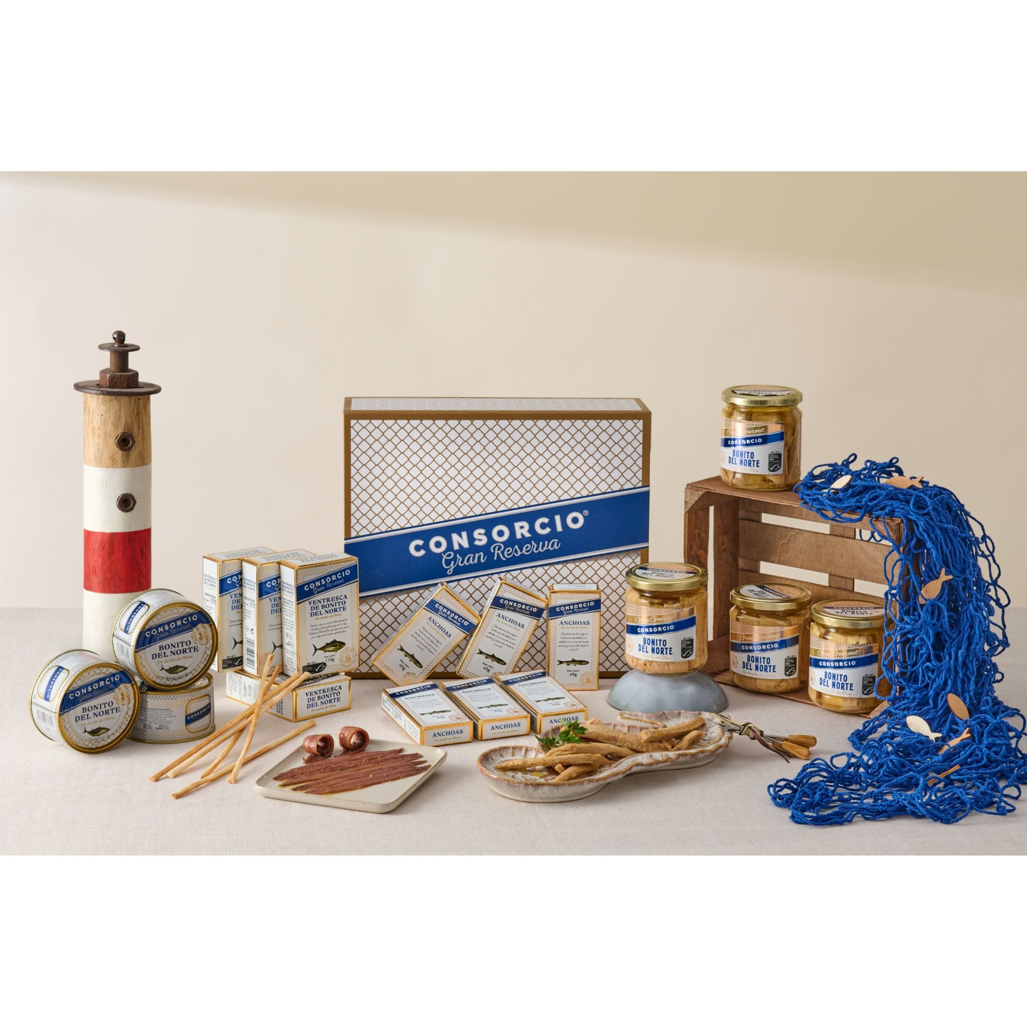 Confezione di prodotti in scatola gourmet "Stella marina"