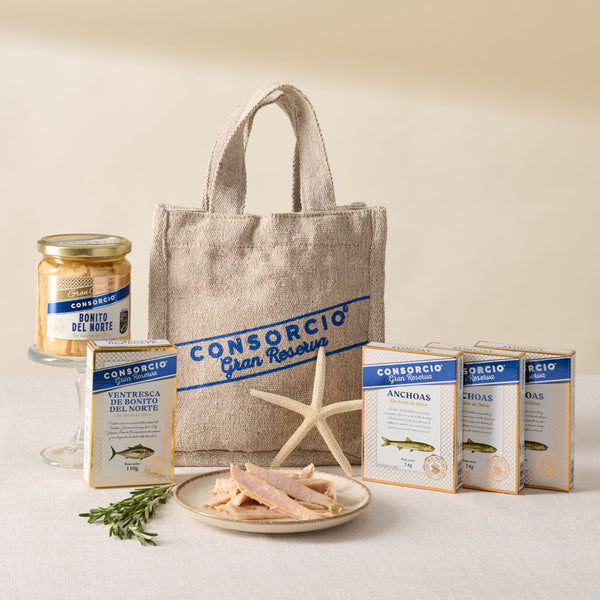 Lote de productos gourmet "Entremeses del Cantábrico"