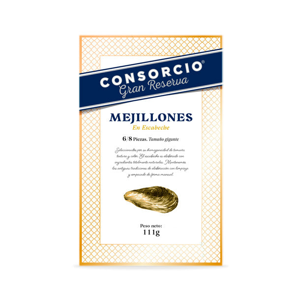 Grosses moules marinées 6/8 unités - 111 g