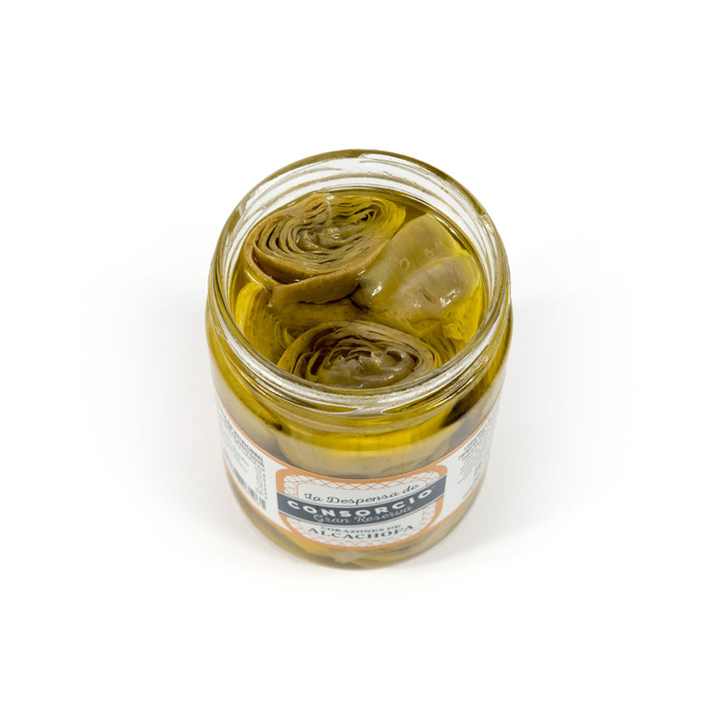 Corazones de alcachofa en aceite de oliva 10/12 uds - 390g