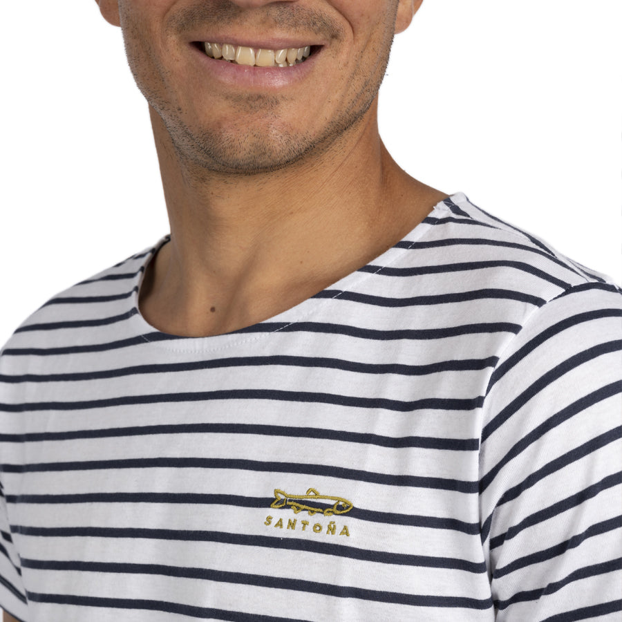 Camiseta Hombre Bordada Santoña