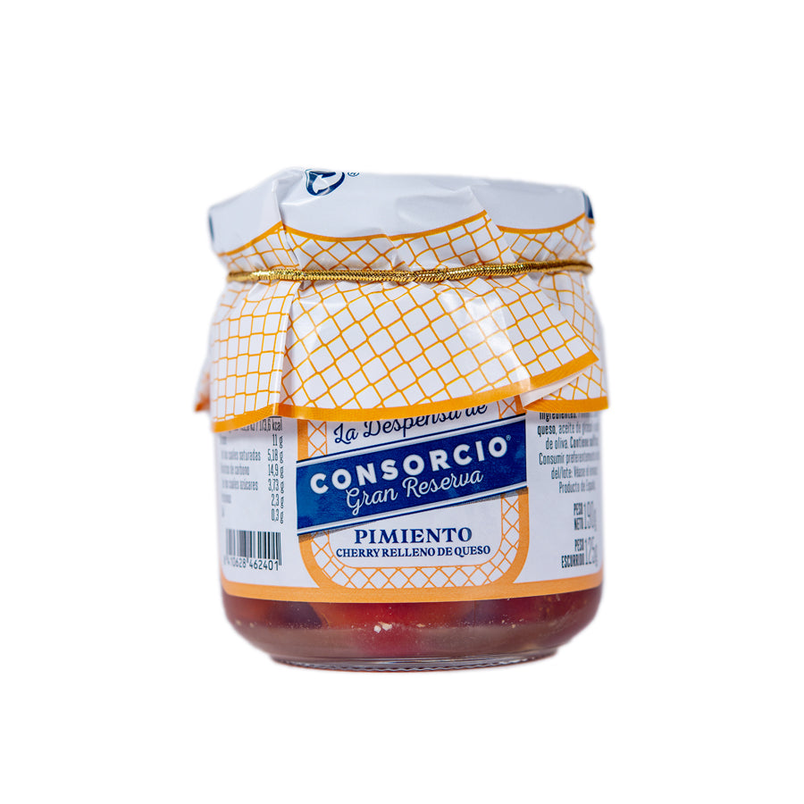Pimiento cherry relleno de queso - 190g