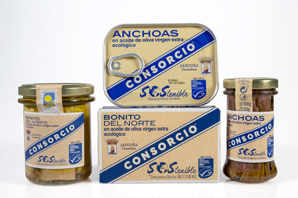 Lote de productos gourmet "Bolsa Sostenible Consorcio"
