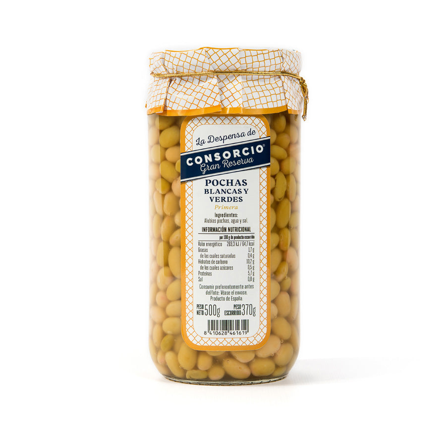 Pochas blancas y verdes - 500g